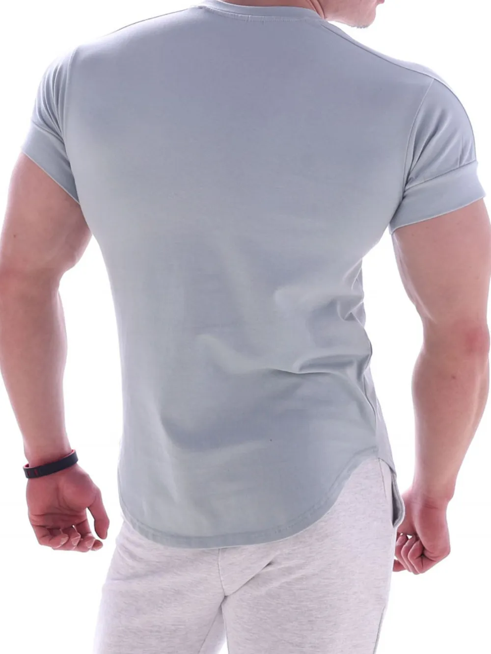 Men's Round Neck Short Sleeve T-Shirt, image 4