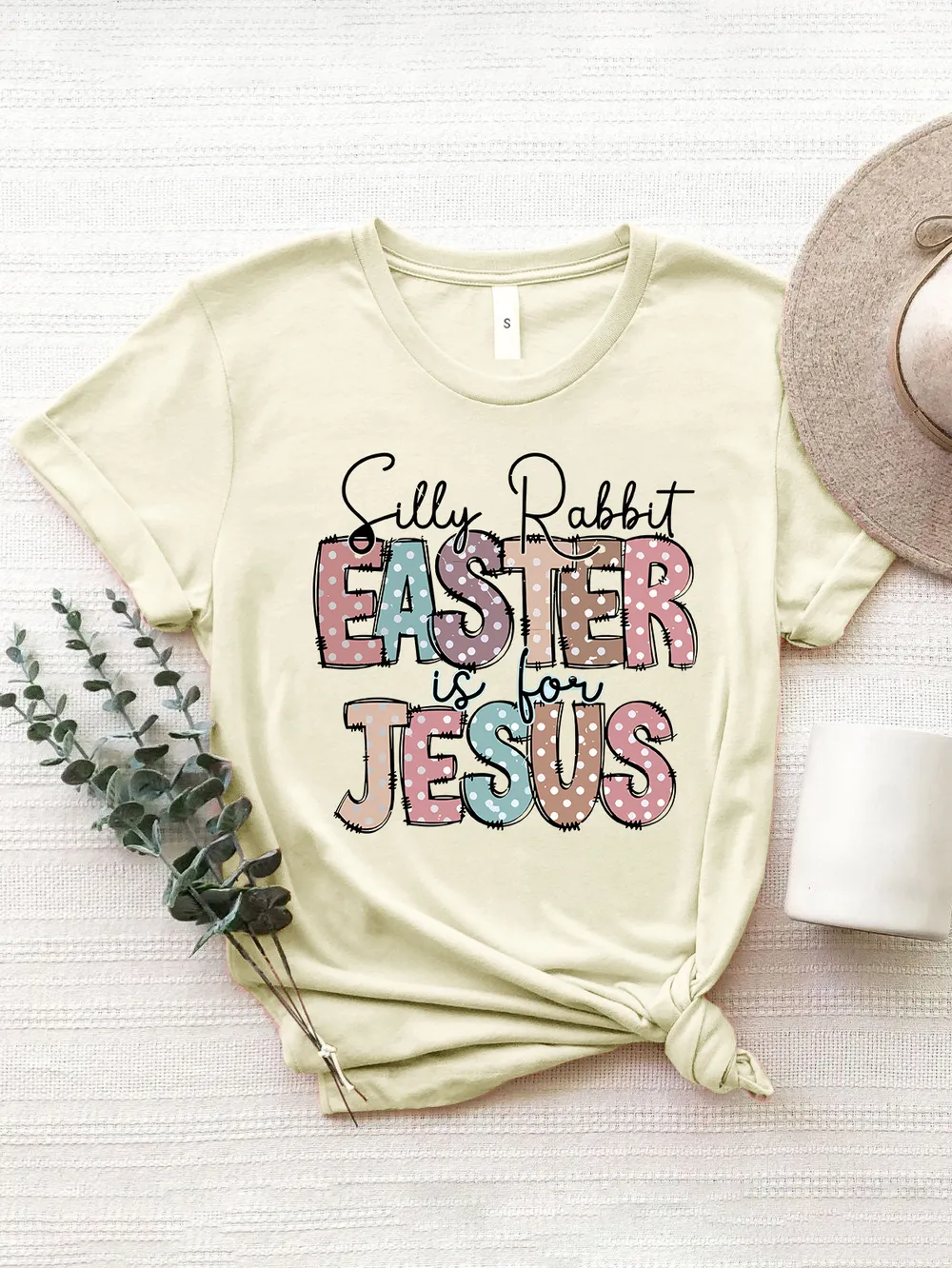 Letter Graphic Round Neck Short Sleeve T-Shirt, image 19