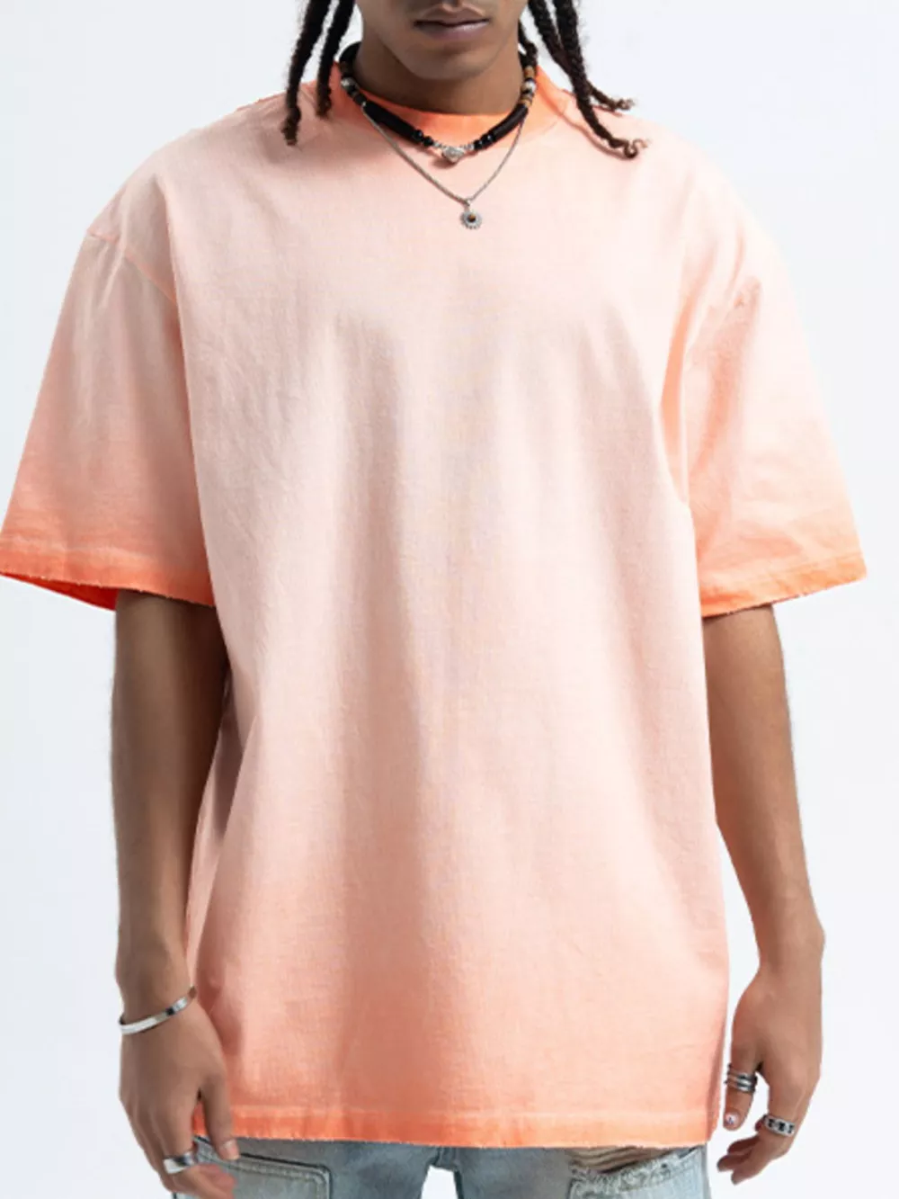 Men's Vintage Wash Round Neck T-Shirt, image 6