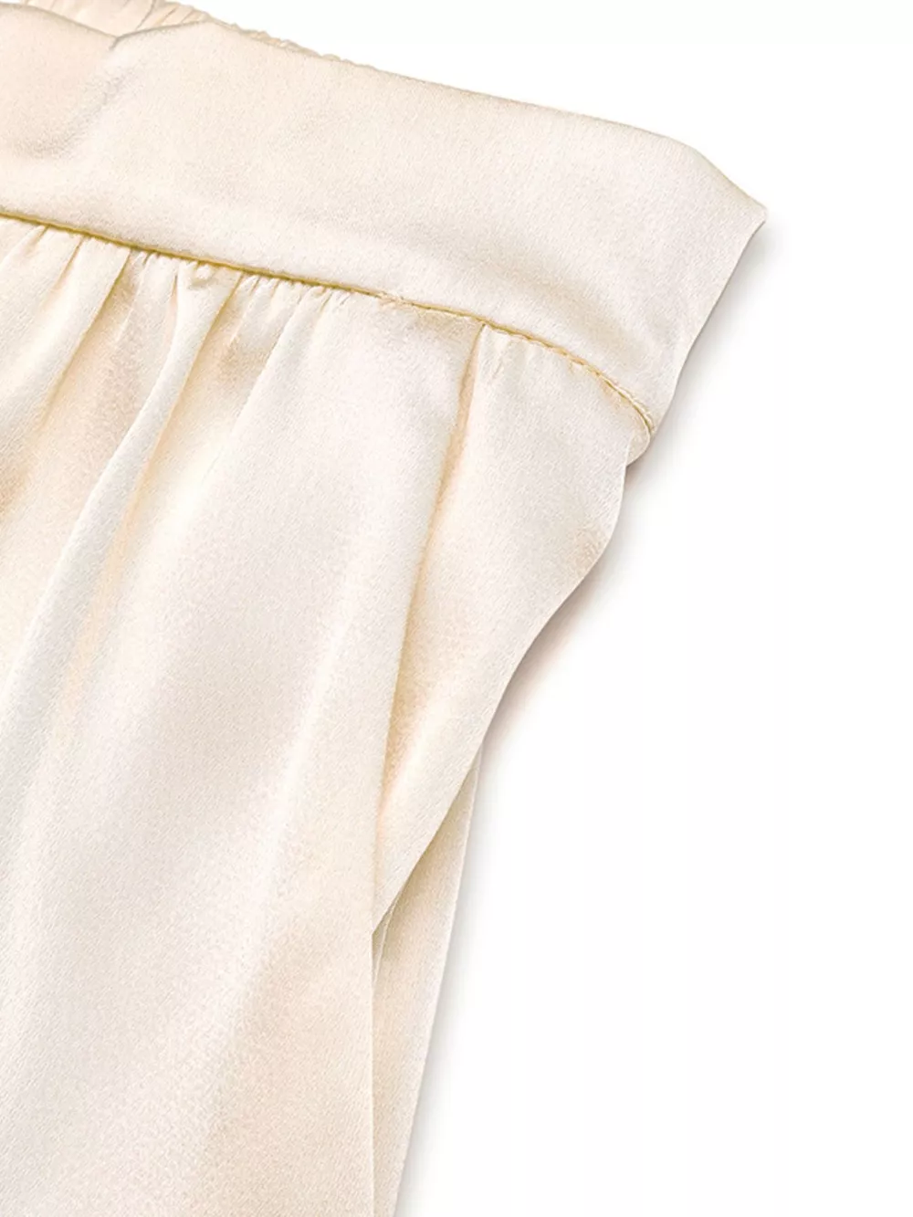 Satin Twist-Front Top and Wide-Leg Pants Set, image 8