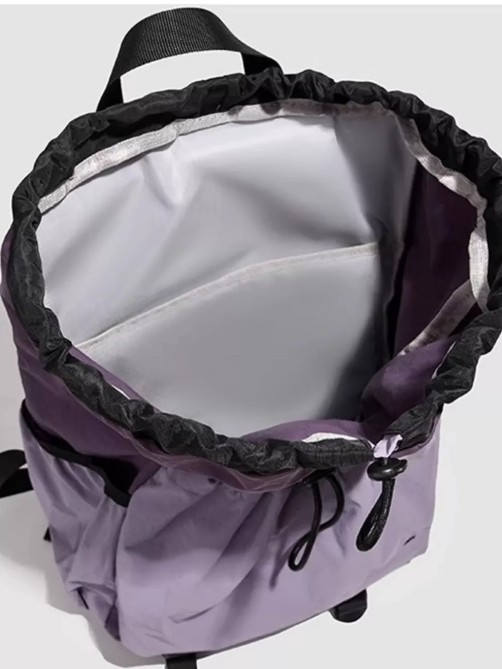 Drawstring Closure Lightweight Backpack Bag, image 6