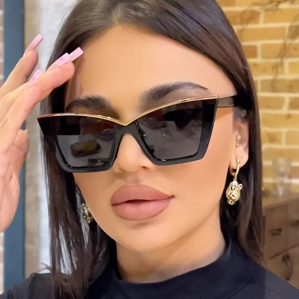 Oversized Cat-Eye Sunglasses, image 3