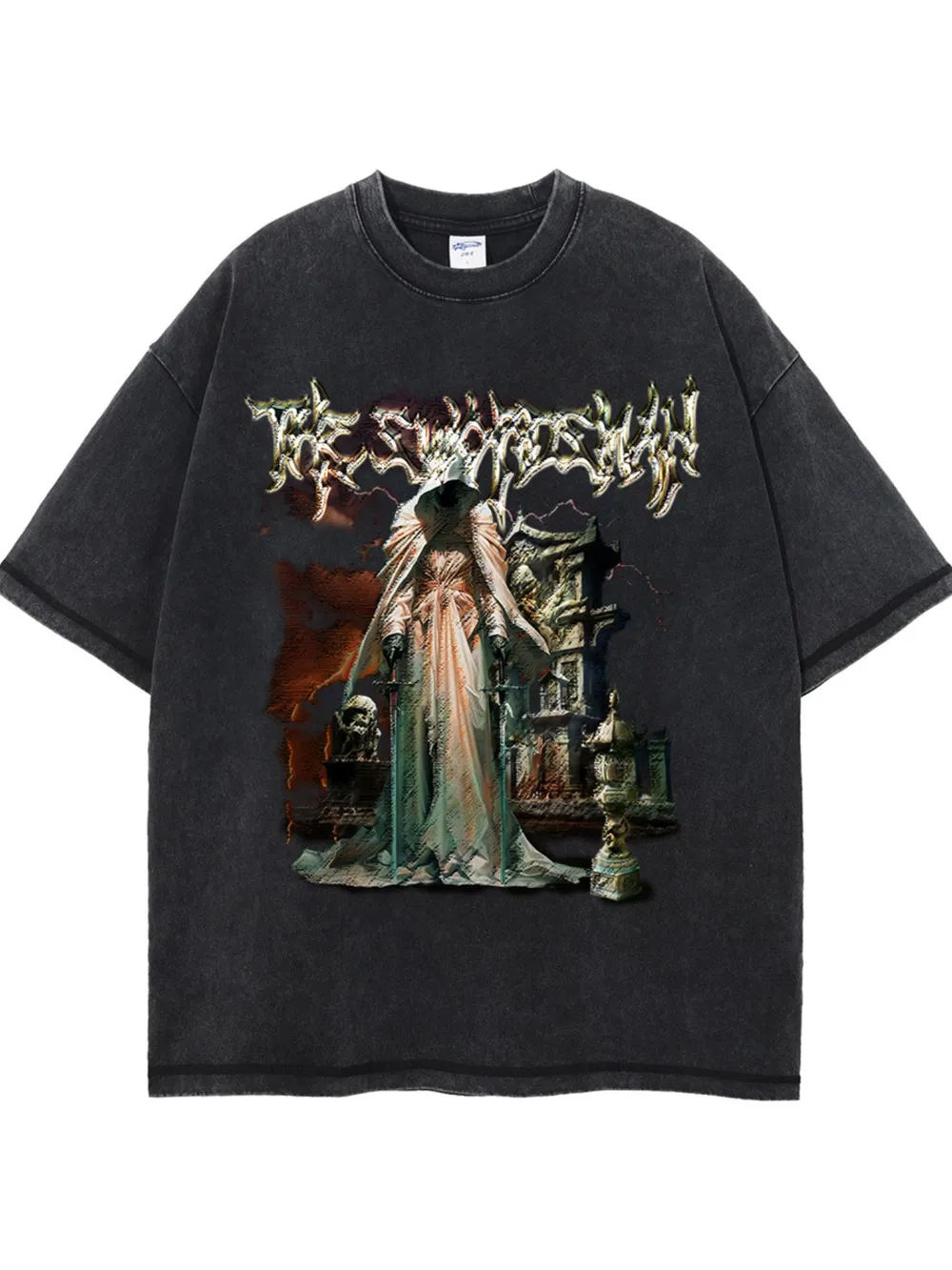 Men's Graphic Round Neck Short Sleeve T-Shirt, image 2