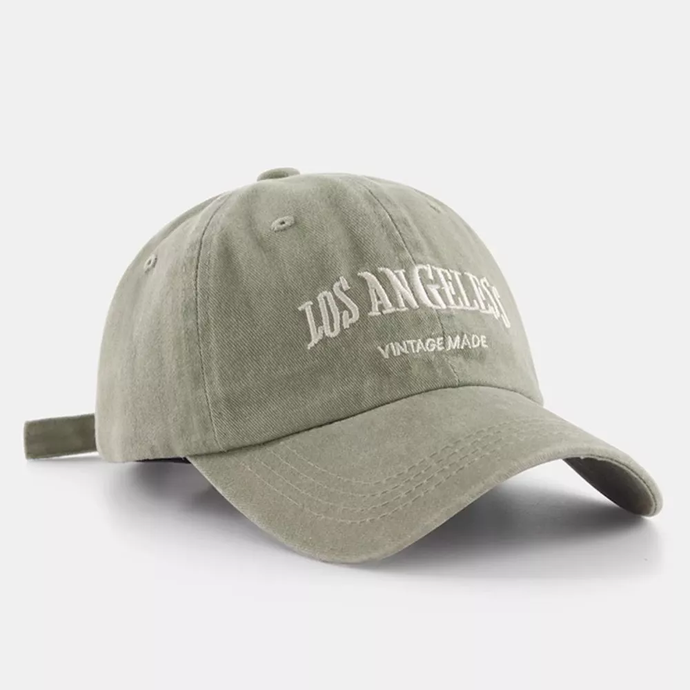 Vintage Washed Los Angeles Embroidered Baseball Cap, image 5