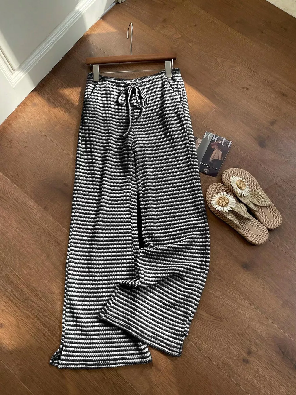 Drawstring Wide Leg Pants, image 17