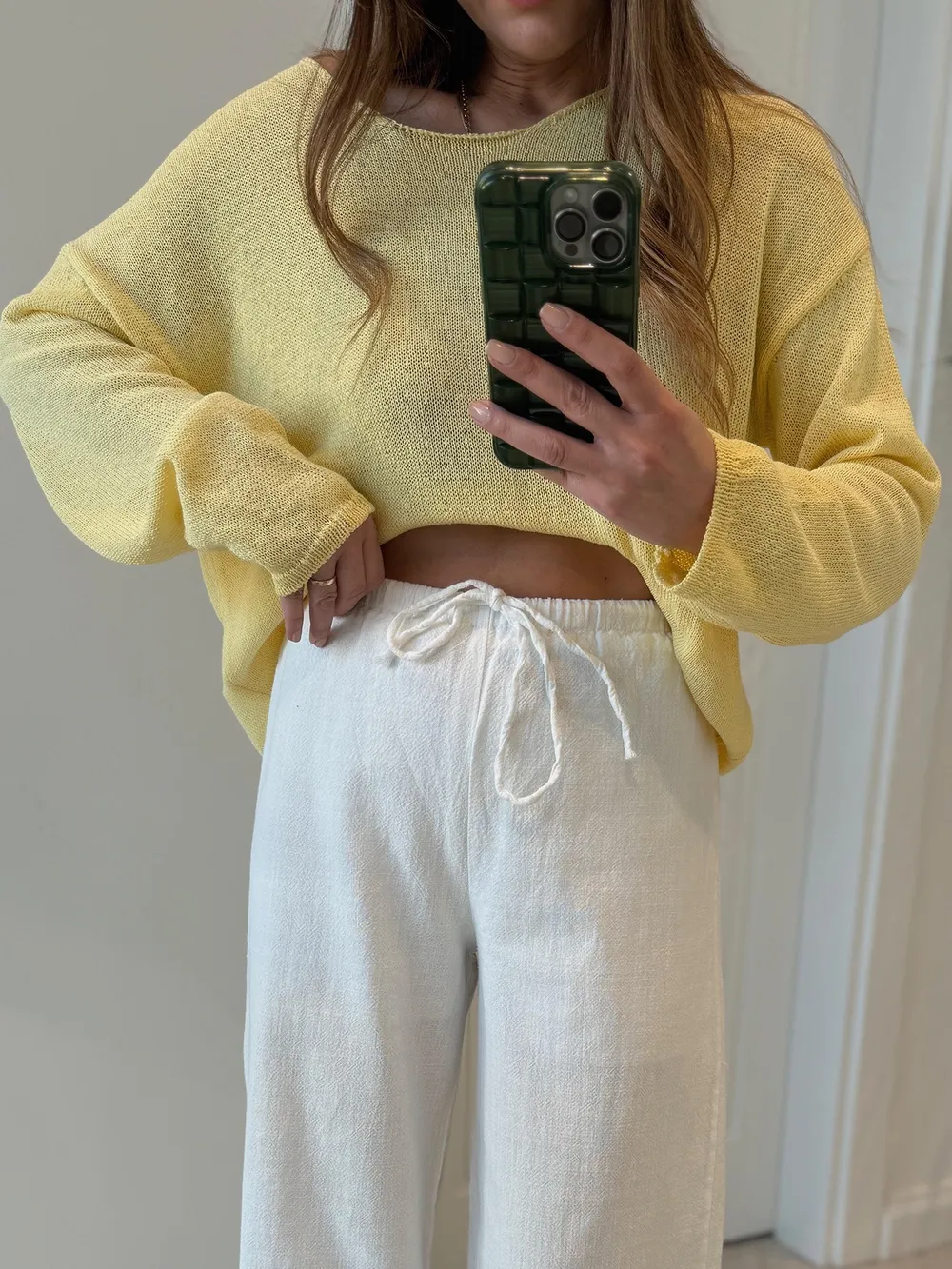 Boat Neck Drop Shoulder Sweater, image 4