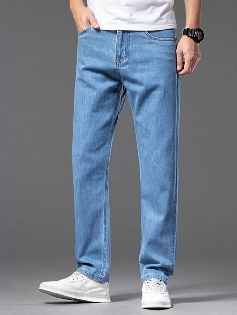 Men's Straight-Leg Jeans, image 4