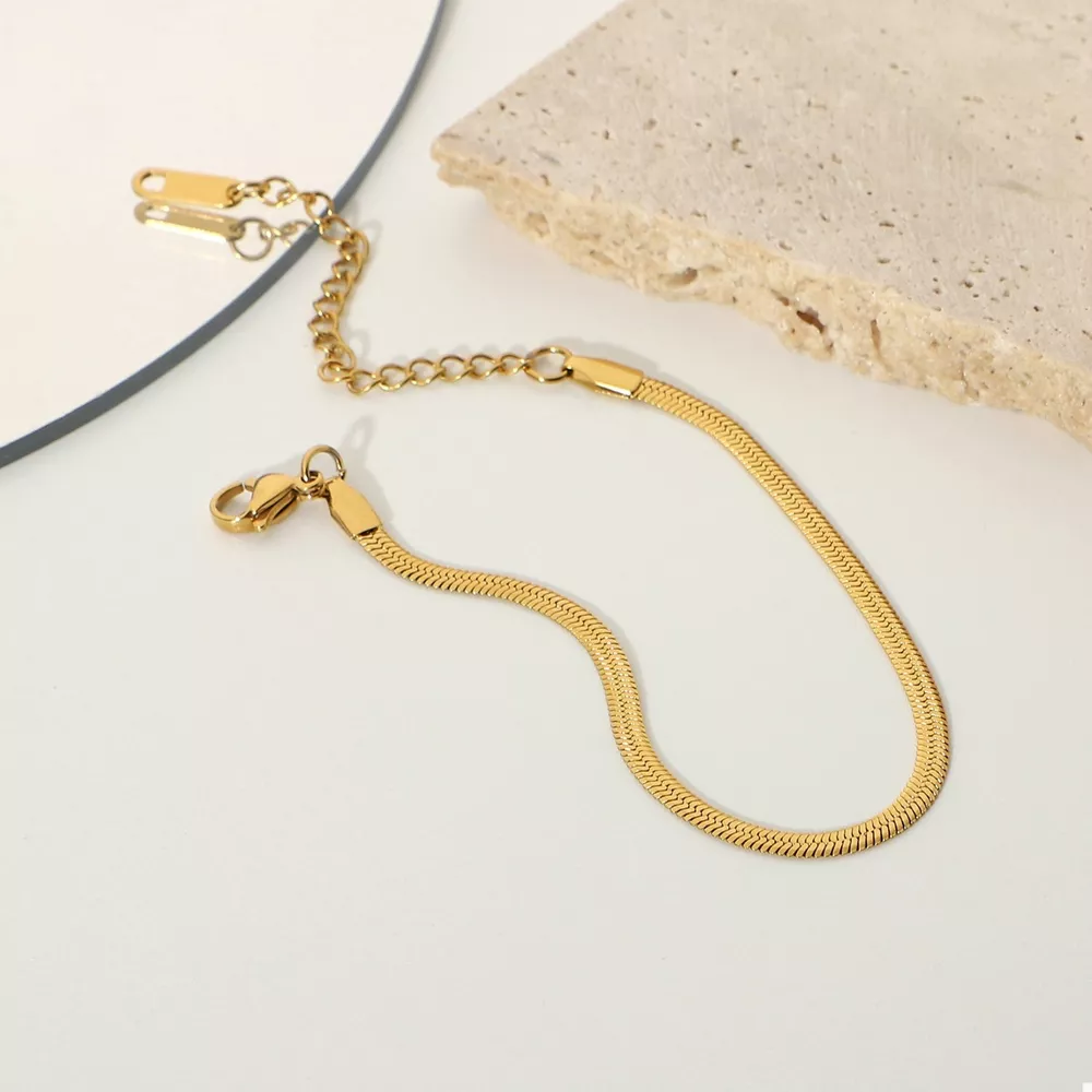 Stainless Steel Minimalist Chain Bracelet, image 4