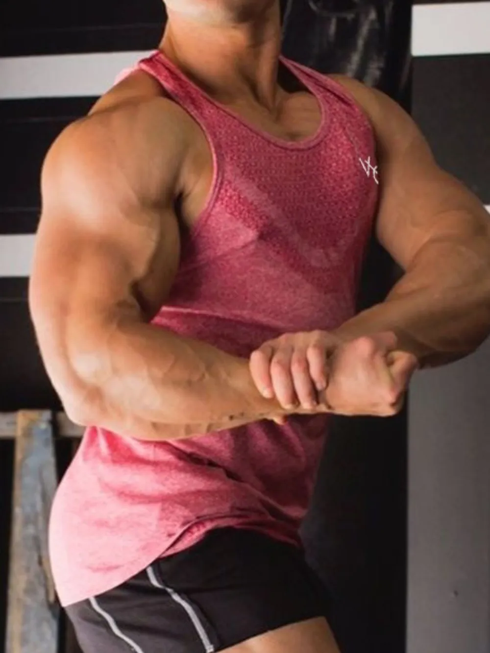 Men's Plus Size Round Neck Active Tank, image 7