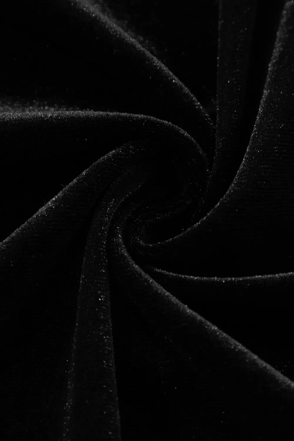 Ruffle Hem Slit V-Neck Long Sleeve Dress, image 8