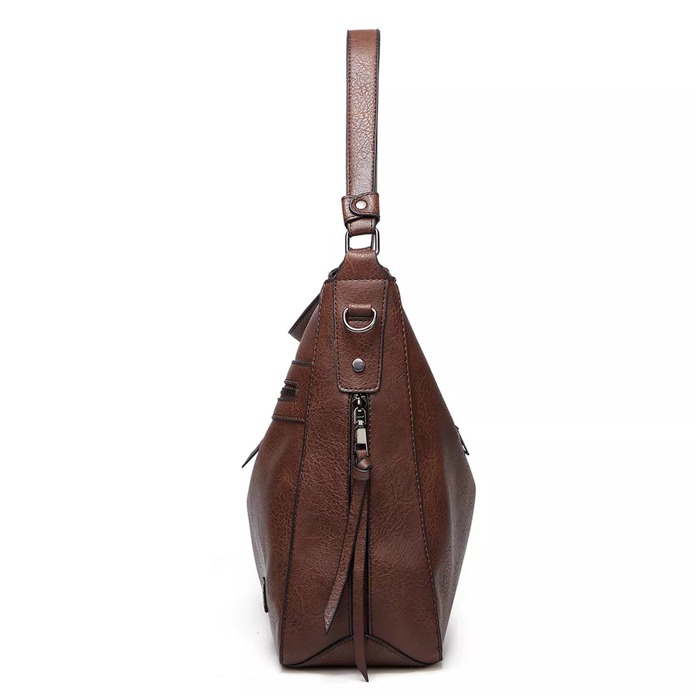 PU Leather Hobo Shoulder Bag, image 6