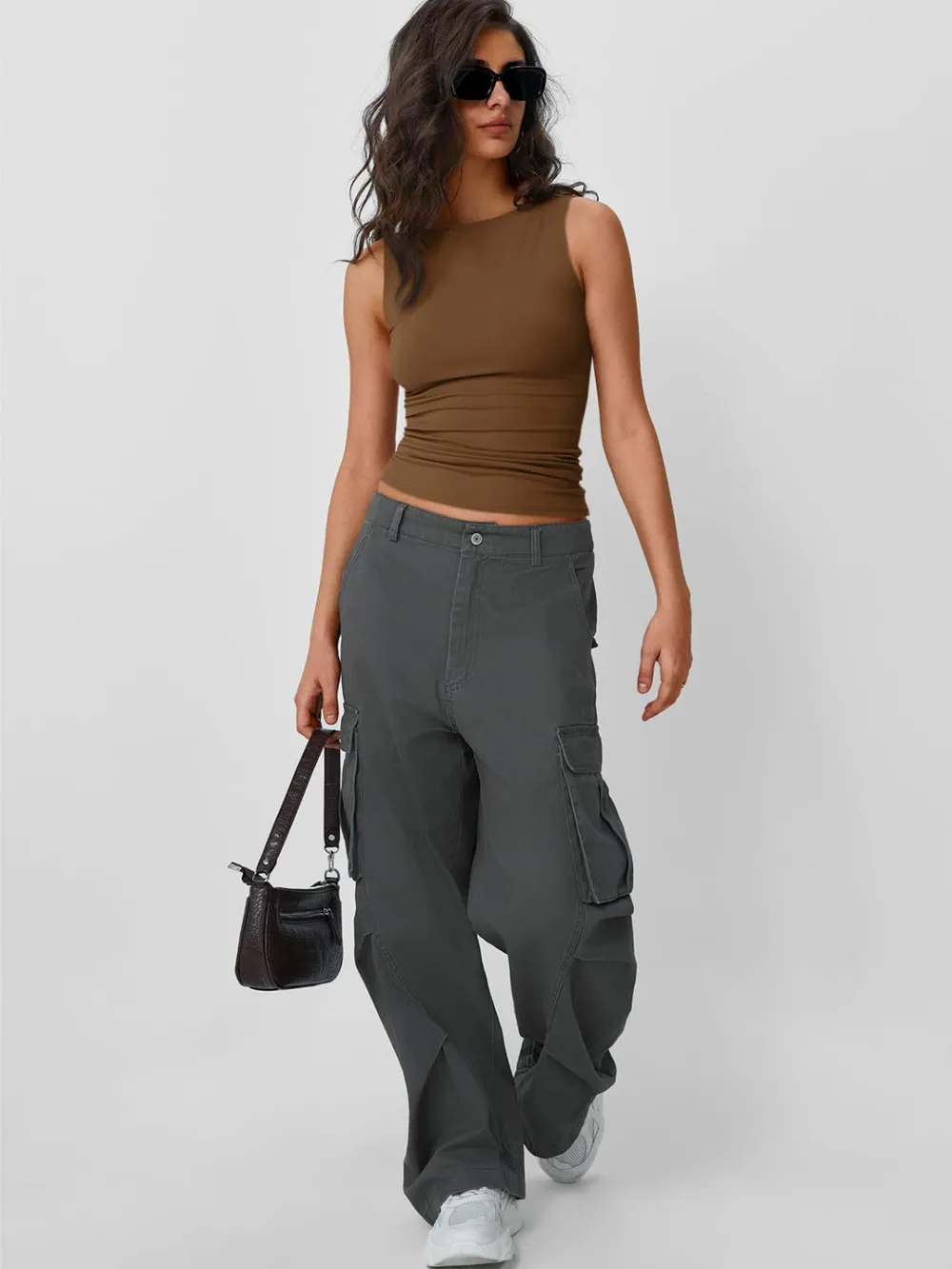 Solid Round Neck Tank, image 8