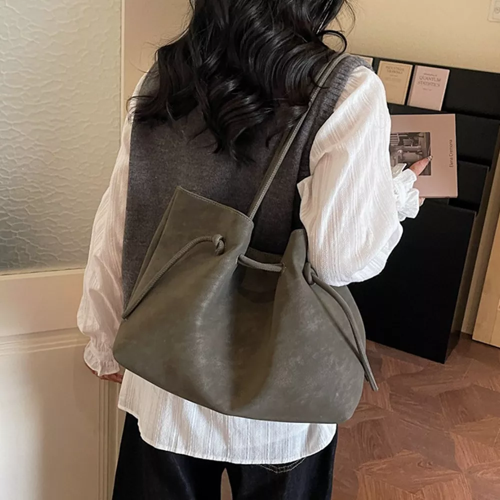 Solid Color Tote Bag, image 5