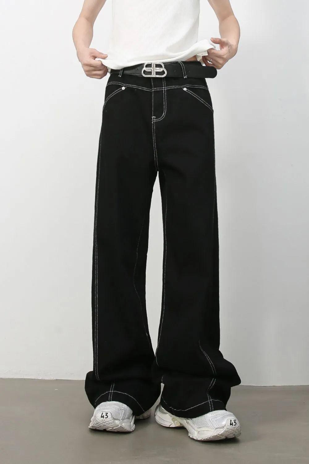 Men's Loose Fit Jeans, image 4