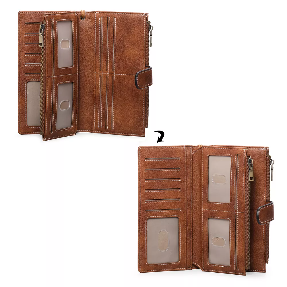 Vintage Style Leather Wallet, image 6