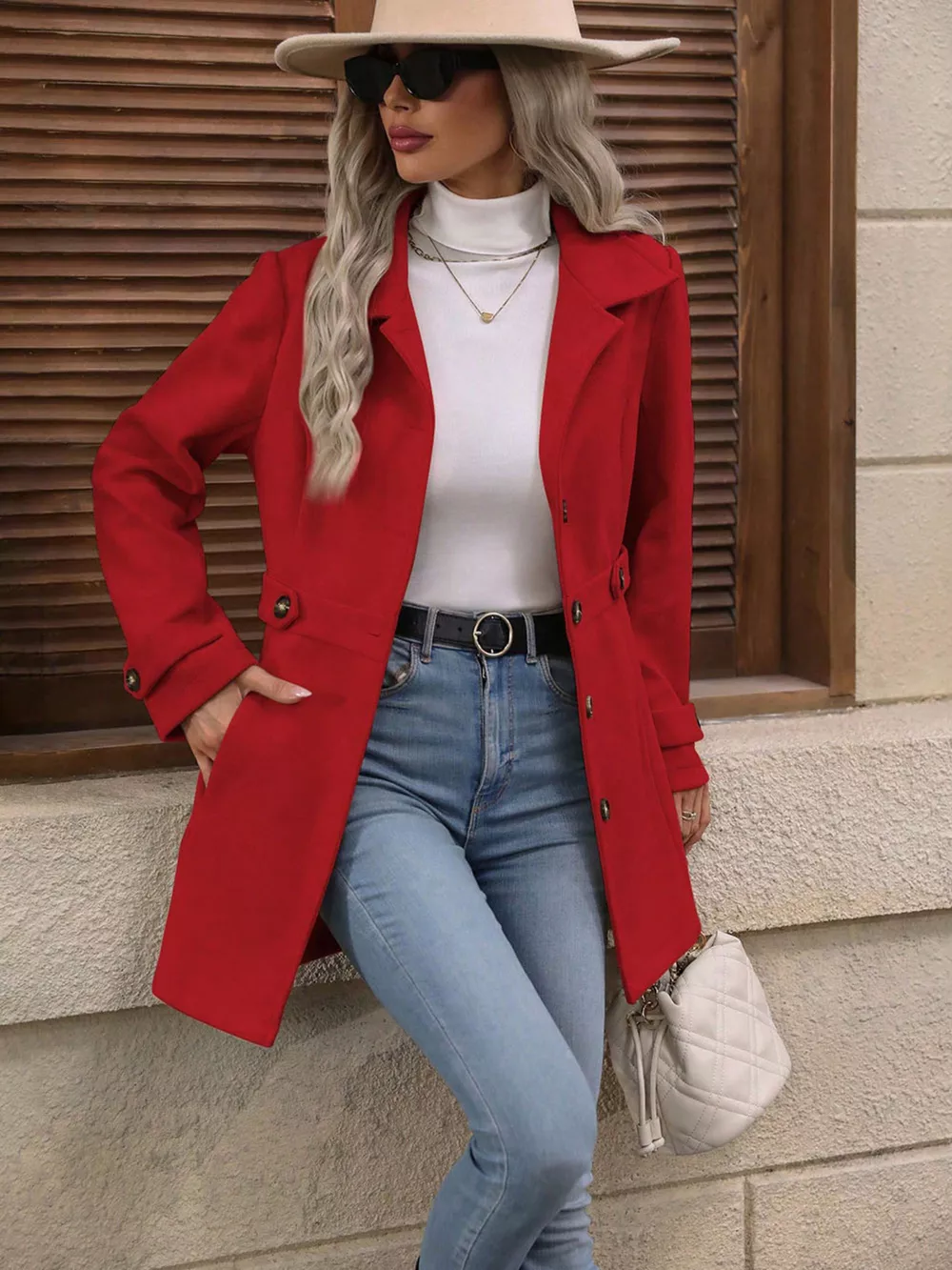 Button Up Long Sleeve Outerwear, image 7