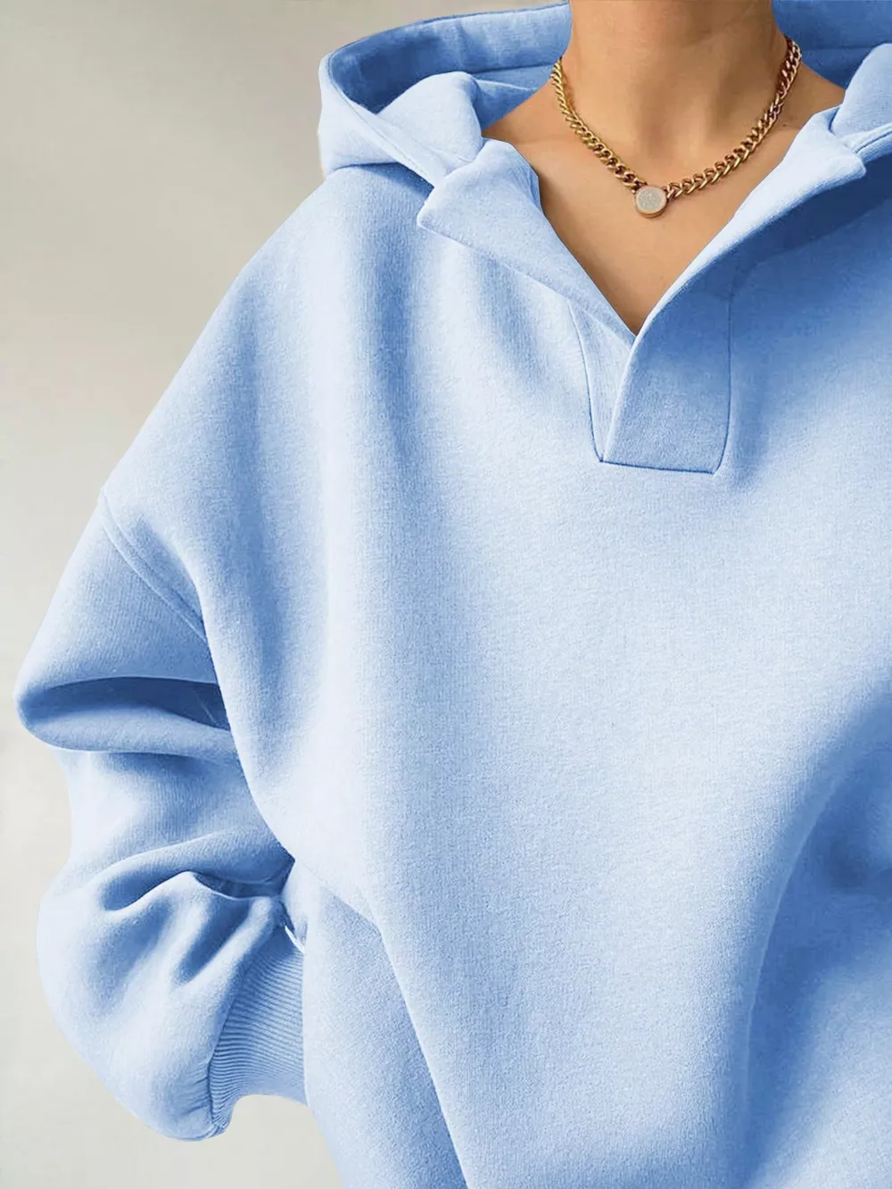 Dropped Shoulder Long Sleeve Sweatshirt, image 11