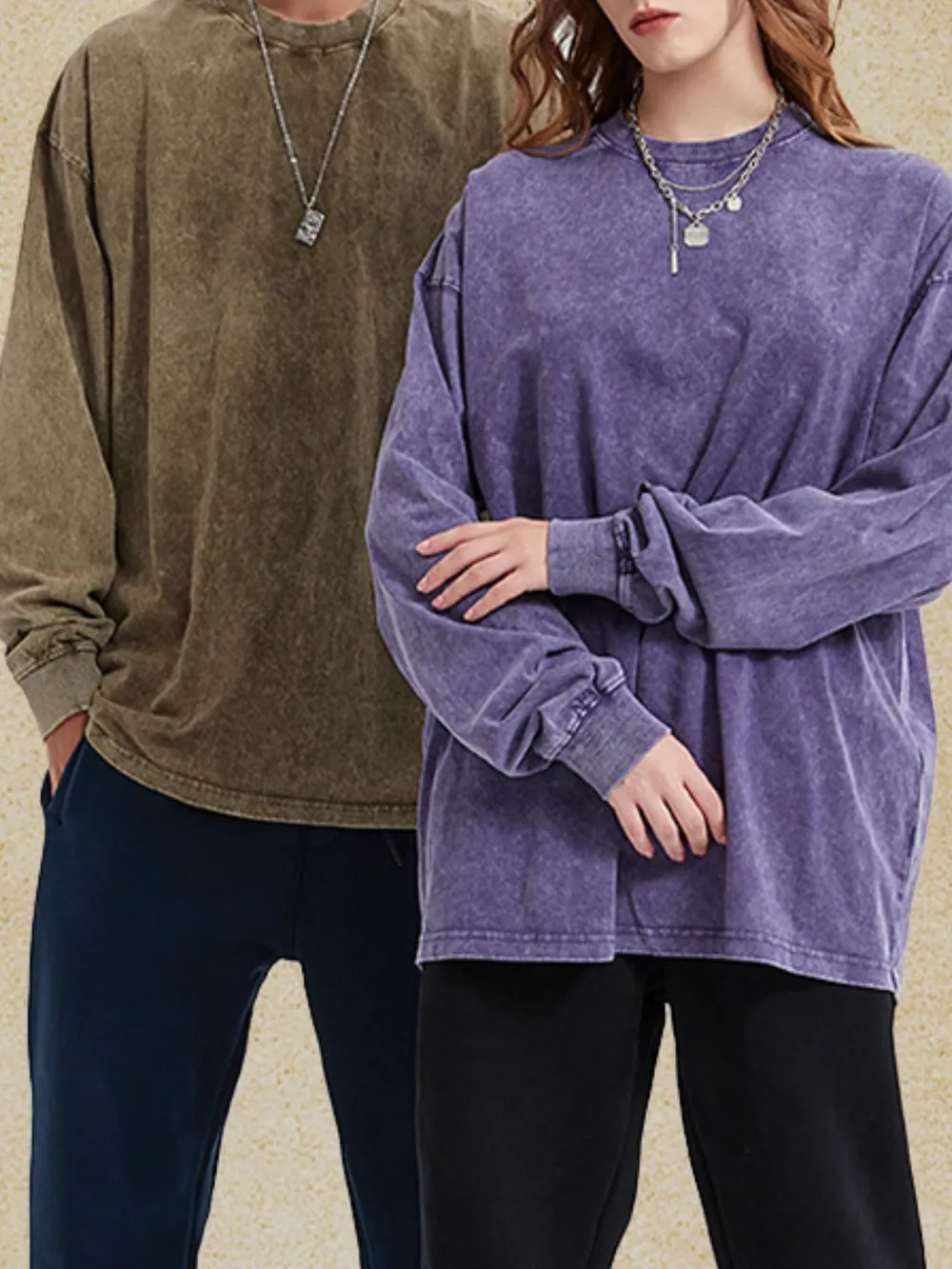 Men's Oversized Long Sleeve T-Shirt, image 4