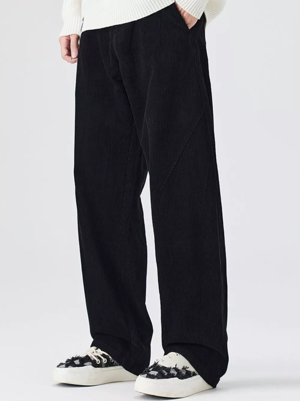 Men's Plus Size Relaxed Fit Corduroy Pants, image 2