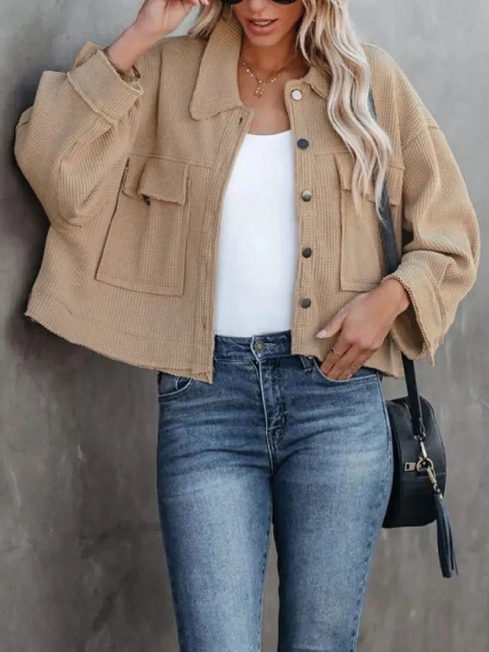 Button Up Long Sleeve Jacket, image 11