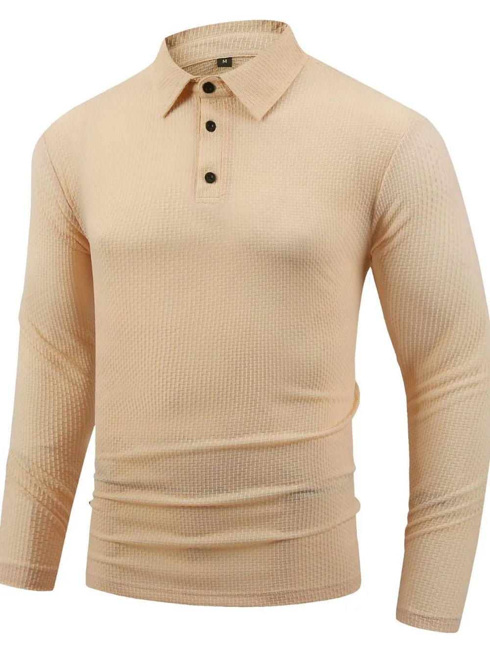 Men's Full Size Button Detail Long Sleeve Top Plus Size, image 7