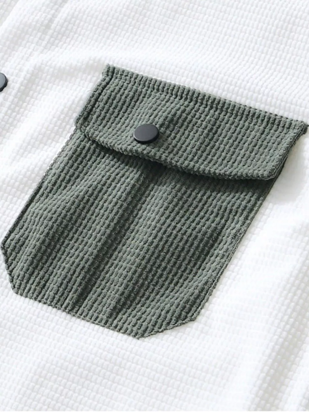 Men's Button Up Long Sleeve Shirt, image 7