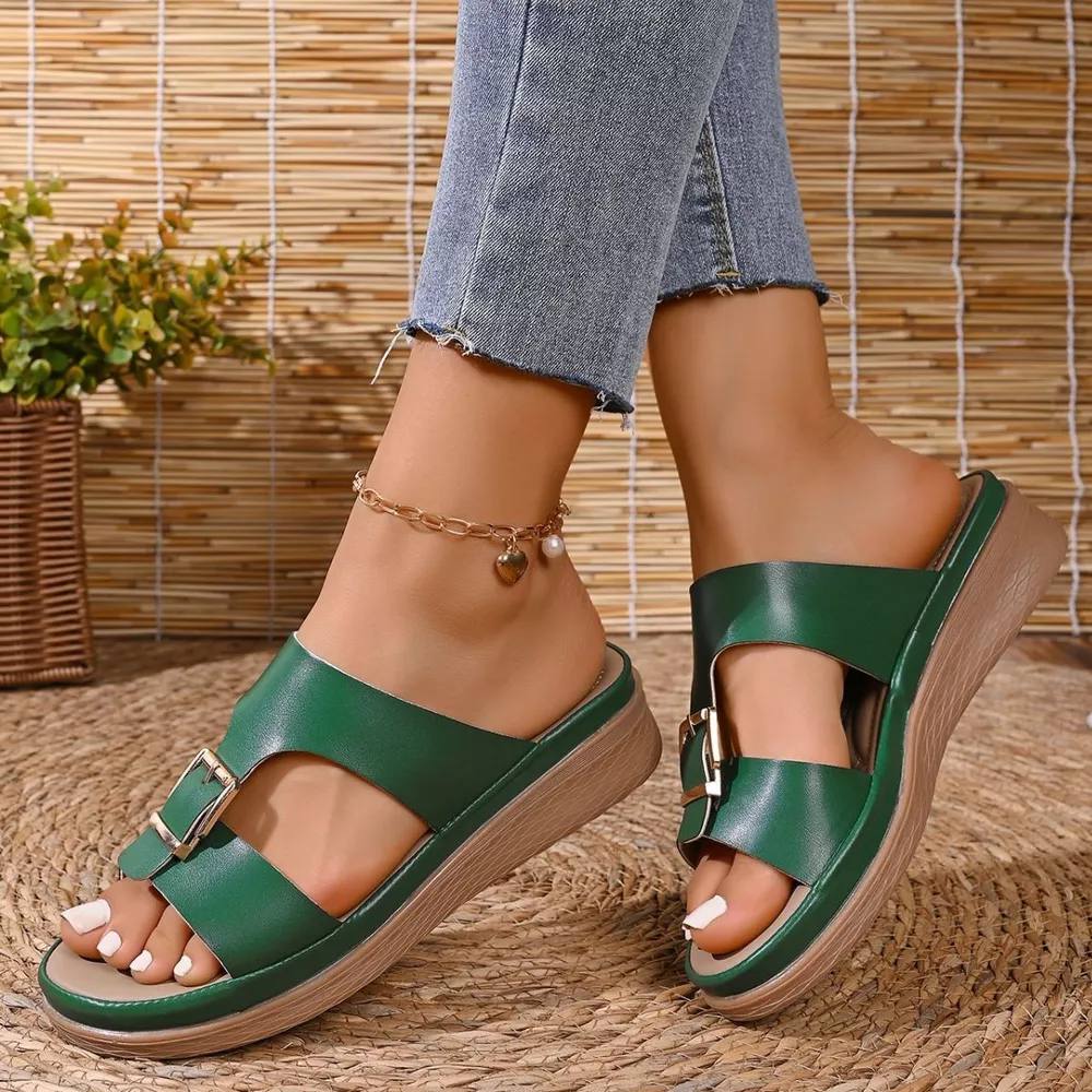 Open Toe Buckle Sandals, image 11