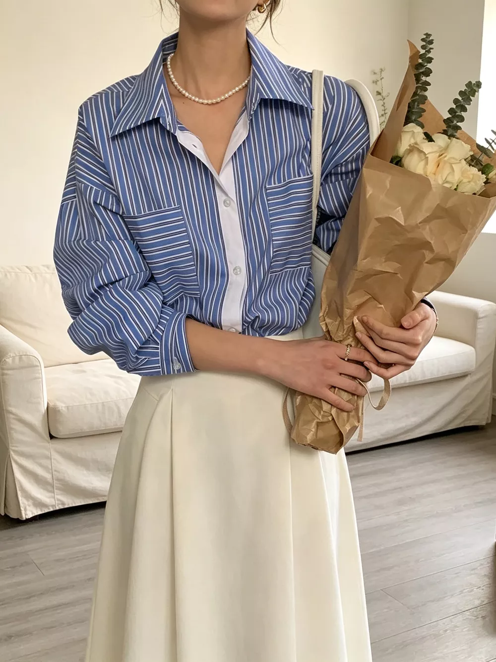 Striped Button-Down Shirt, image 2