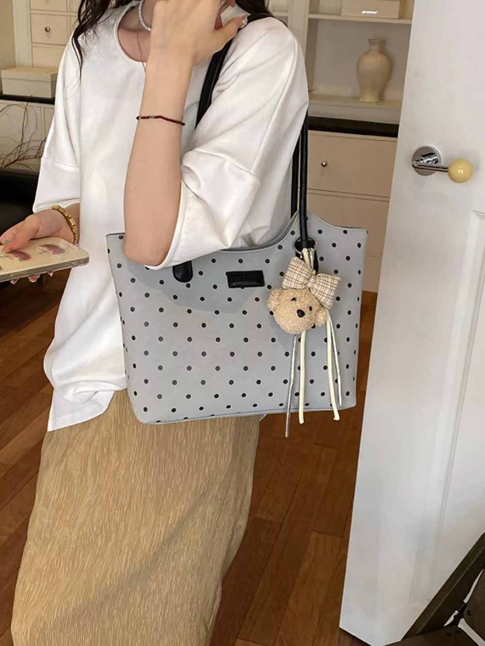 Polka Dot Shoulder Bag, image 2