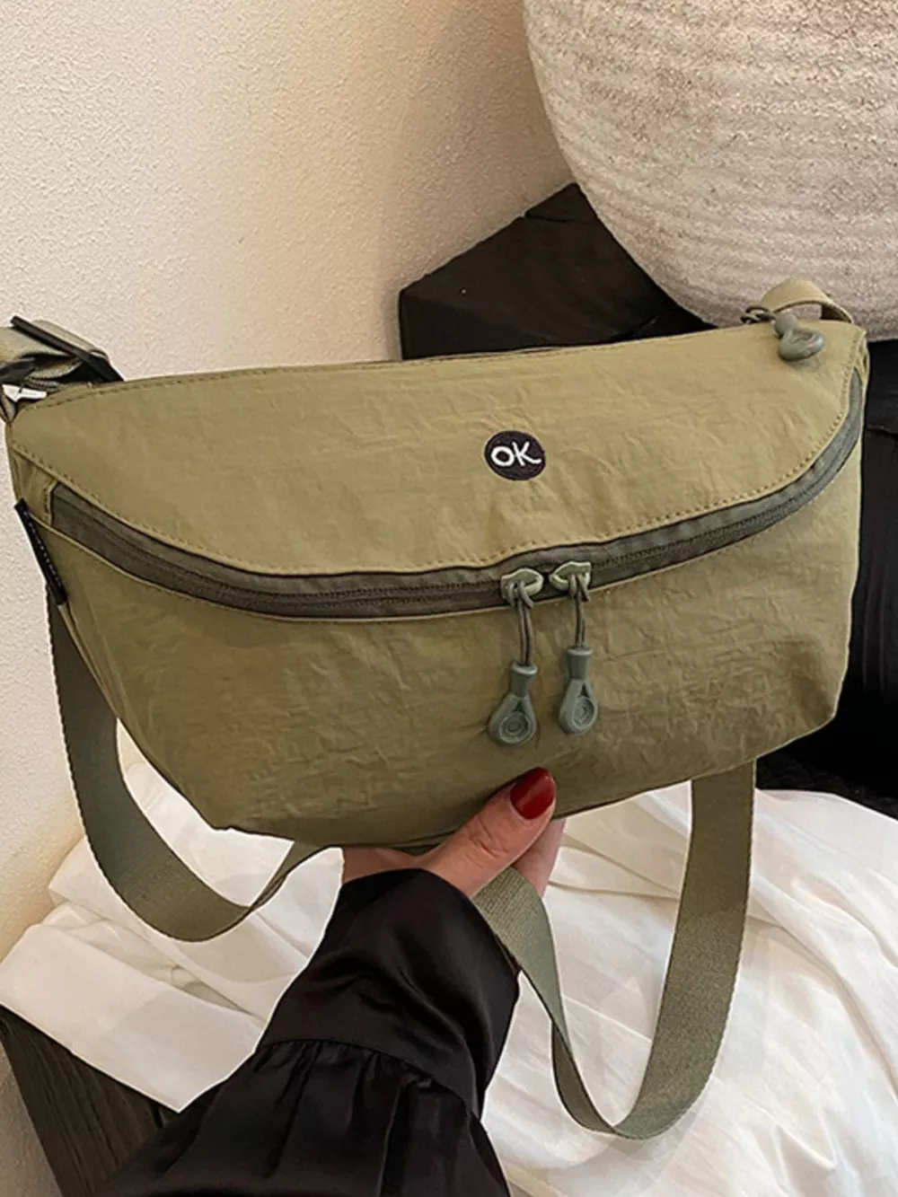 Lightweight Canvas Sling Bag, image 13