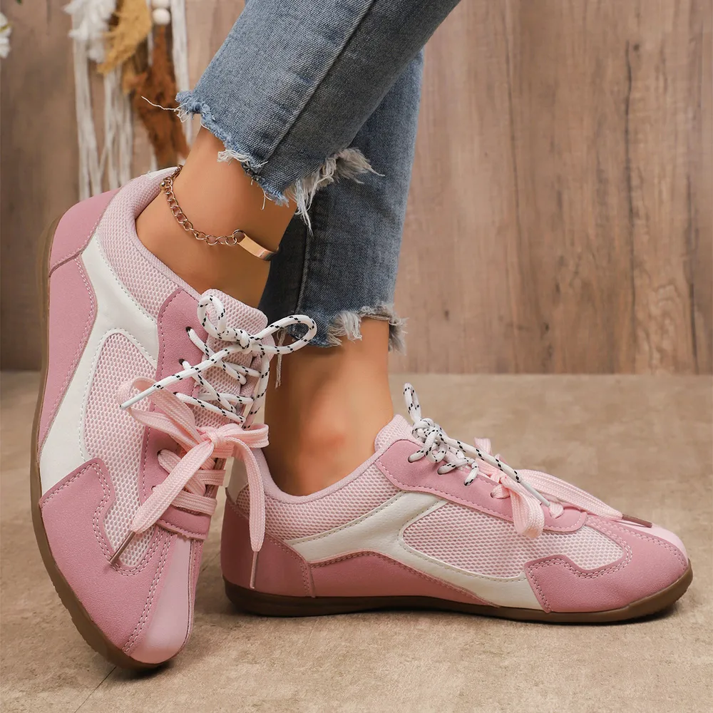 Round Toe Platform Sneakers, image 2