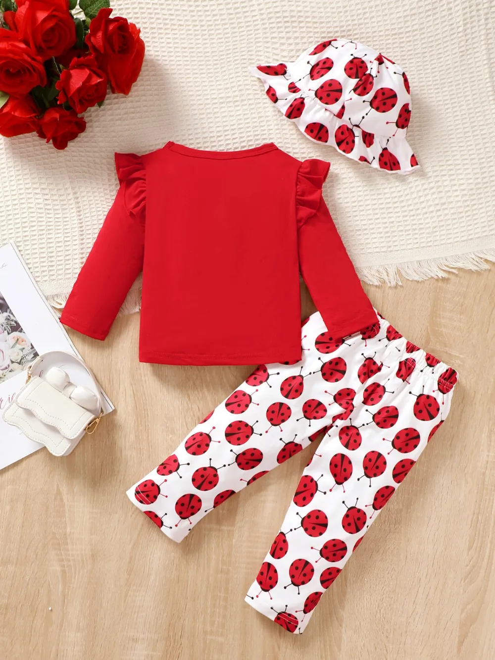 Children's Cartoon Top and Pants Set, image 2