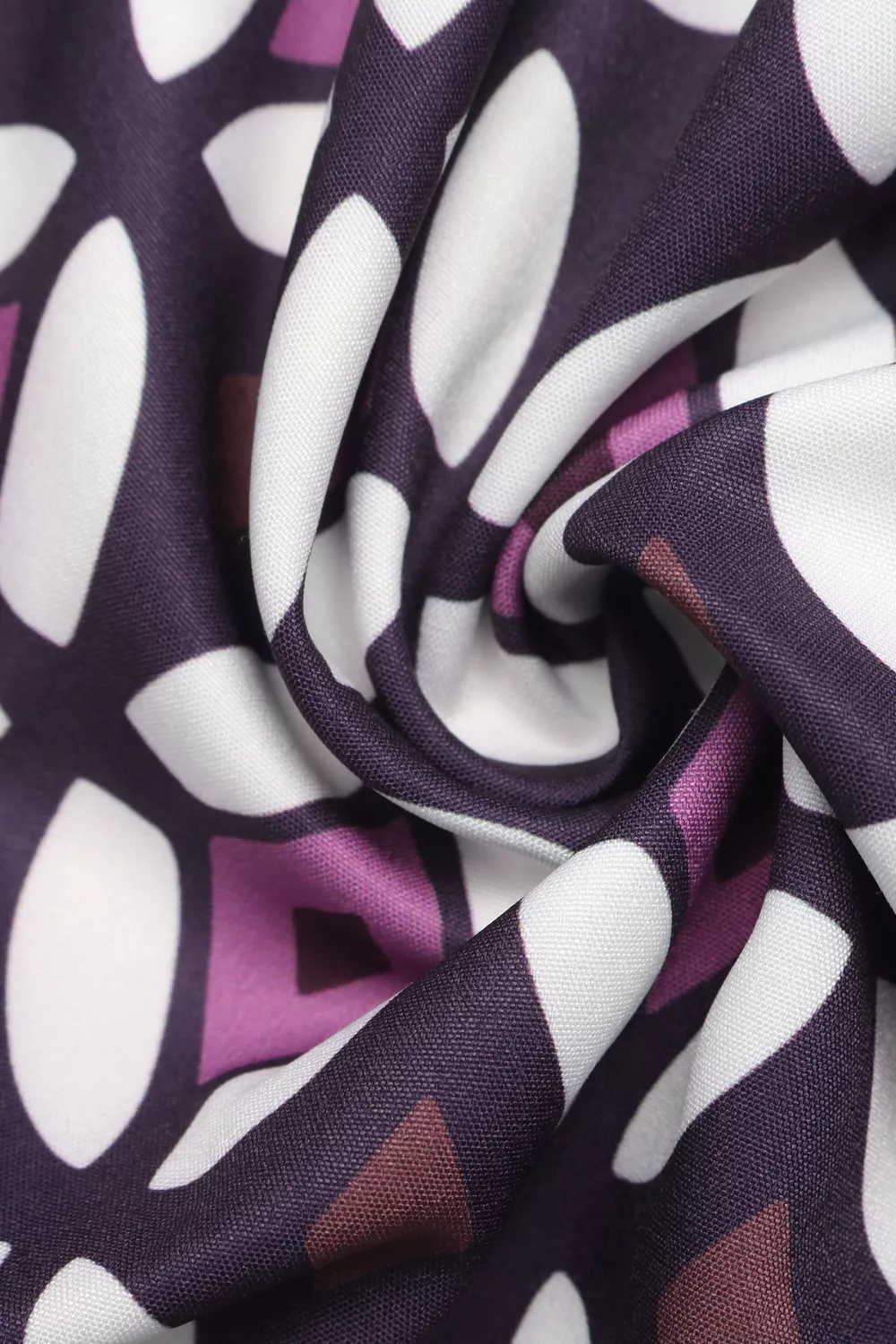Geometric Print Smocked Waist Maxi Skirt, image 7