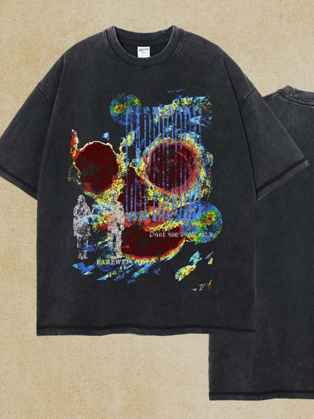 Men's Graphic Round Neck Half Sleeve T-Shirt, image 5
