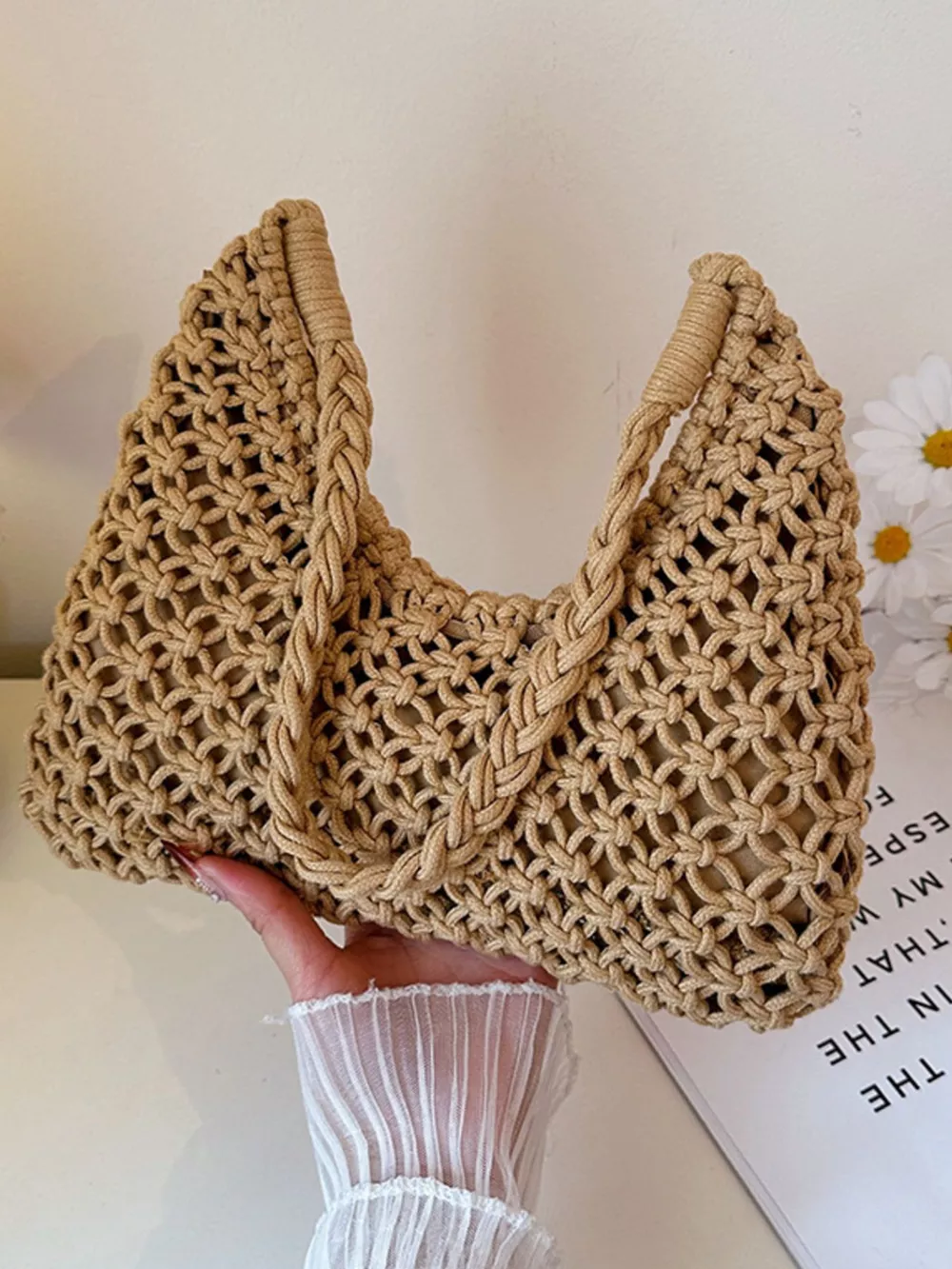 Woven Shoulder Bag, image 6