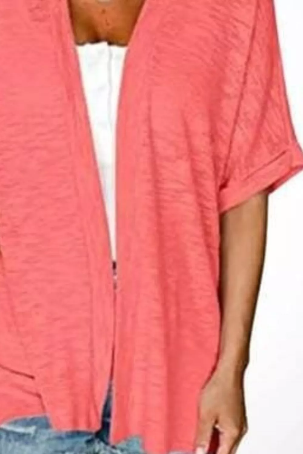 Side Sit Open Front Cardigan, image 4