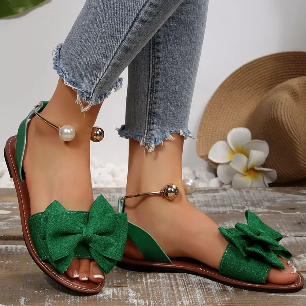 Bow Open Toe Sandals, image 8