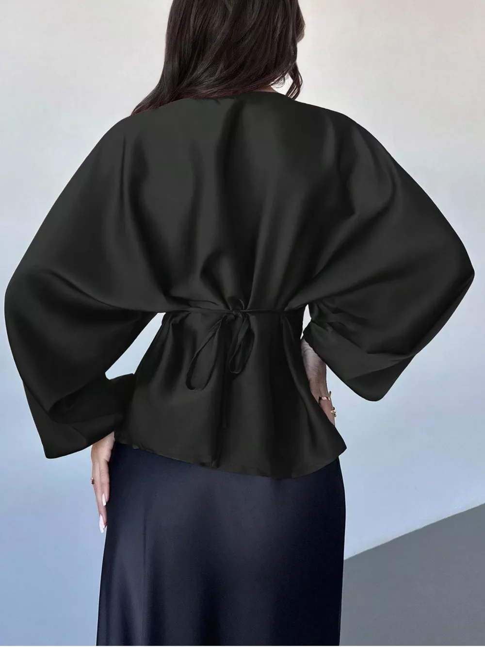 Polka Dot Round Neck Blouse, image 19