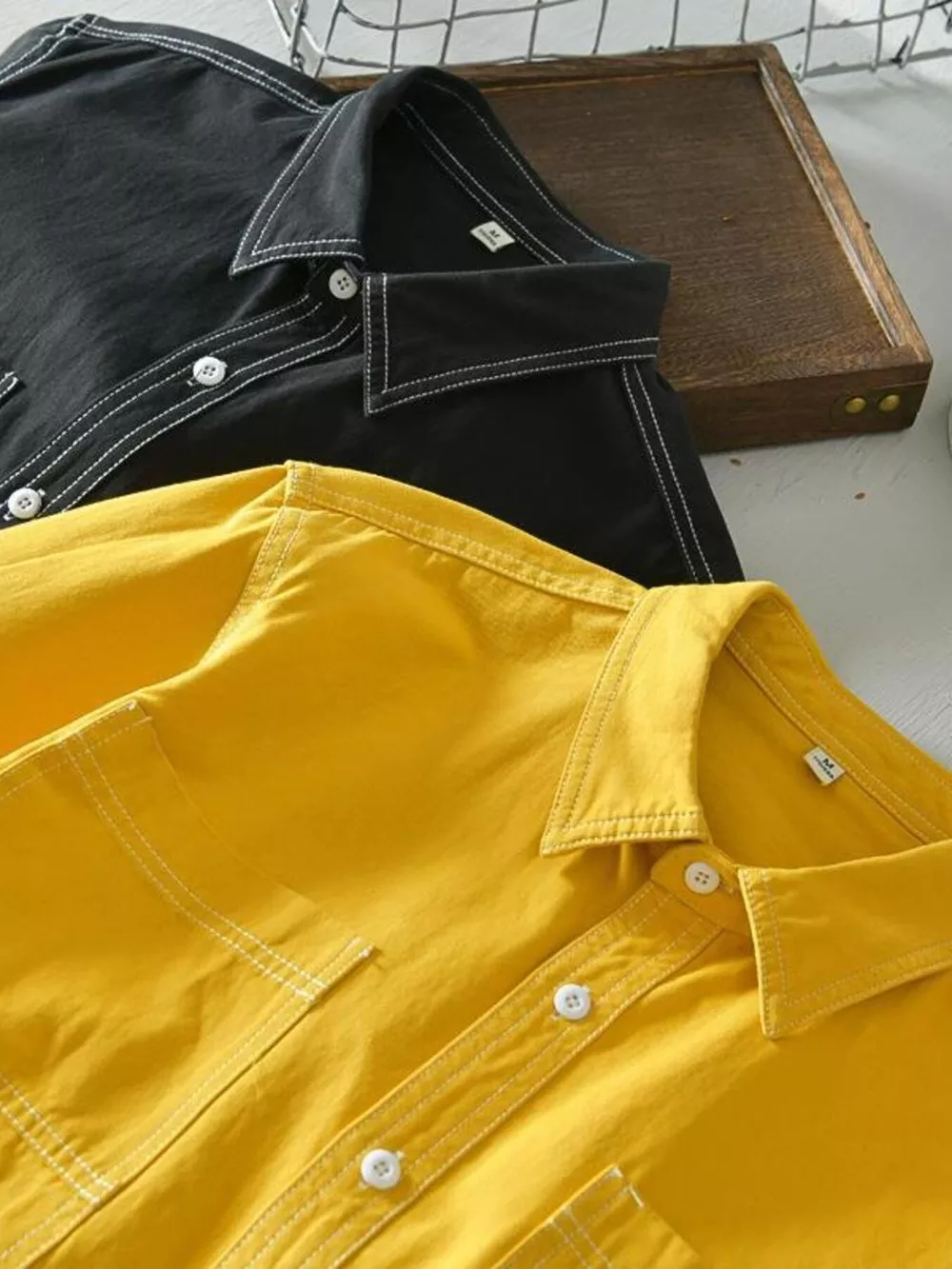 Men's Plus Size Button Up Long Sleeve Shirt, image 11