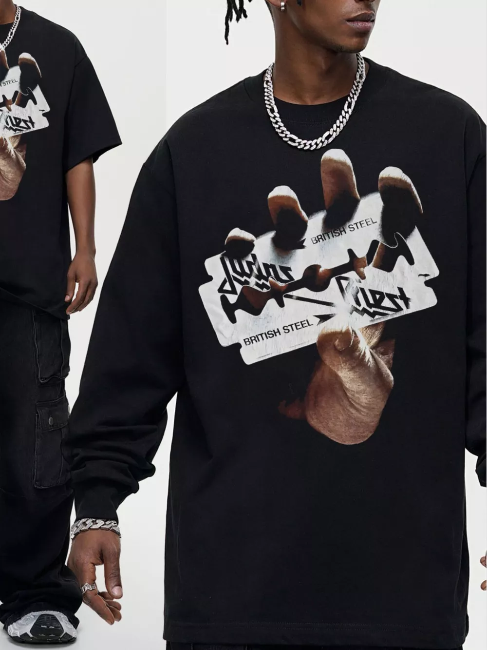 Men's Graphic Long Sleeve T-Shirt, image 2