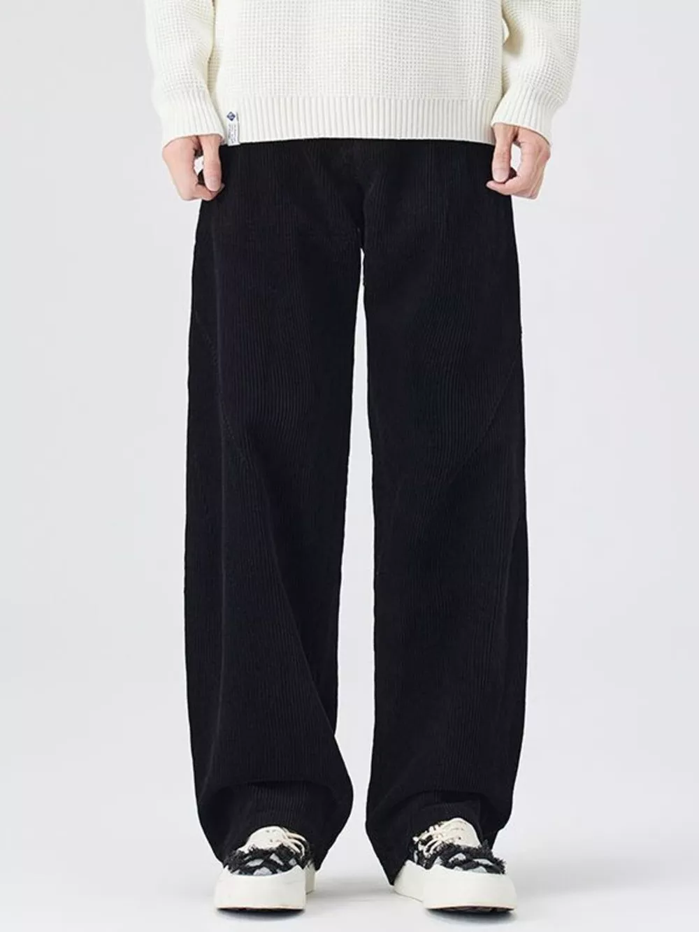 Men's Plus Size Relaxed Fit Corduroy Pants