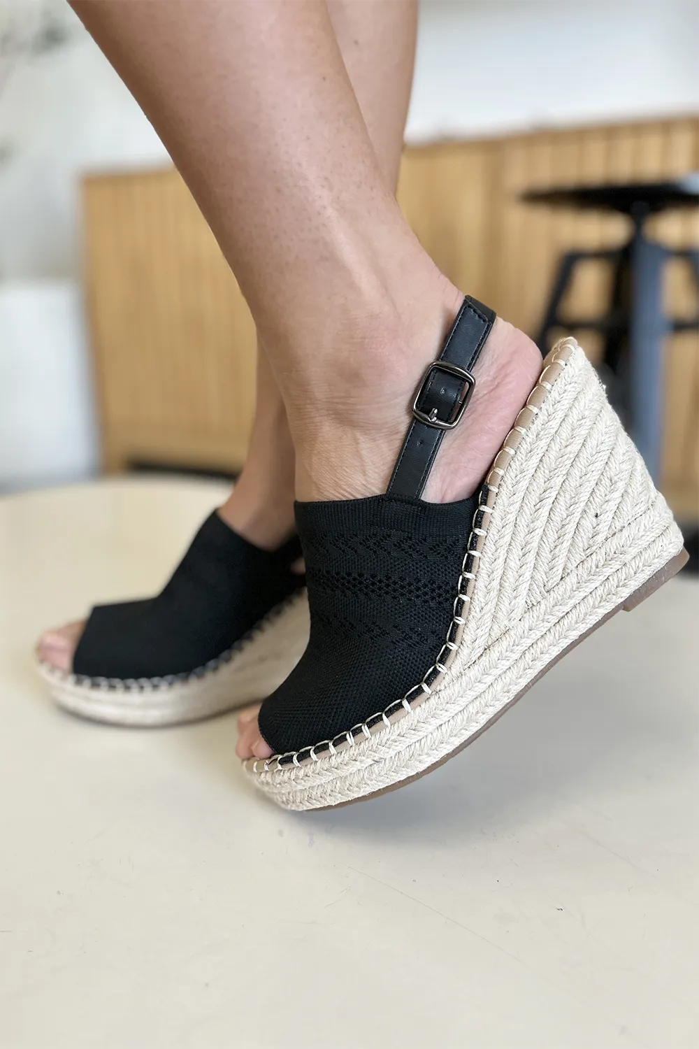 Peep Toe High Heel Sandals, image 4