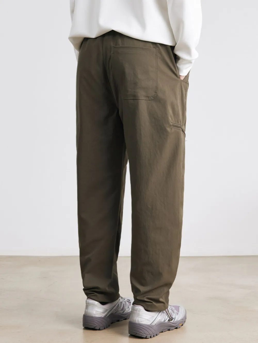 Men's Drawstring Wide Leg Pants, image 3