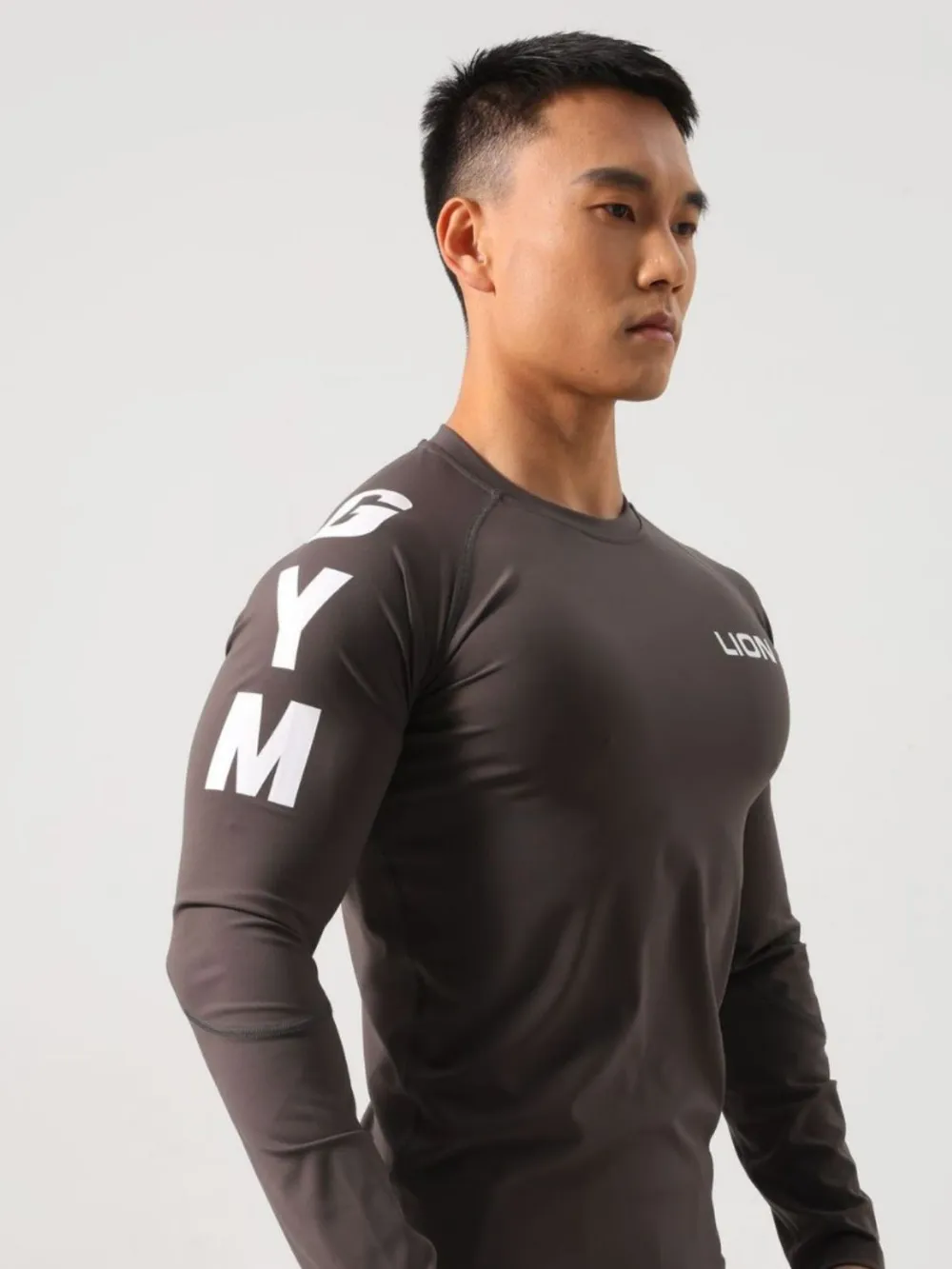 Men's Round Neck Long Sleeve T-Shirt, image 4