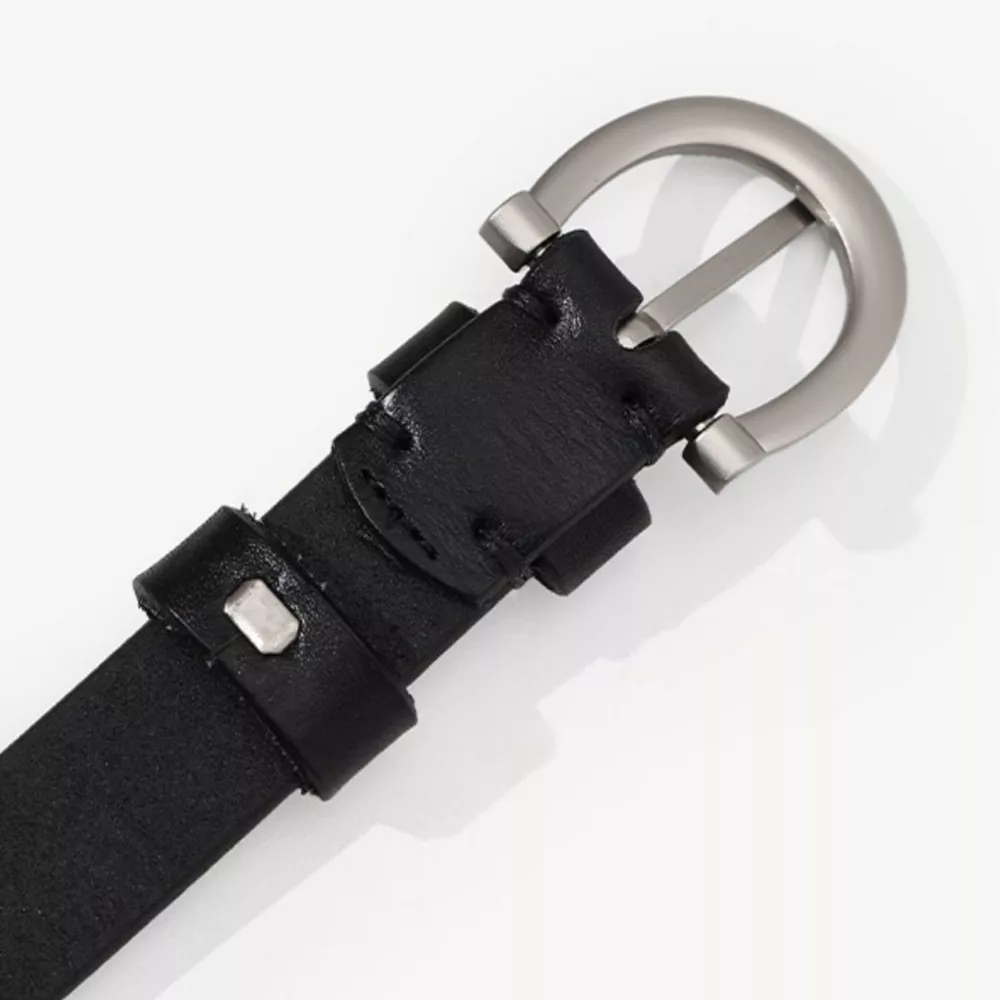 Flower Cutout Leather Belt, image 5