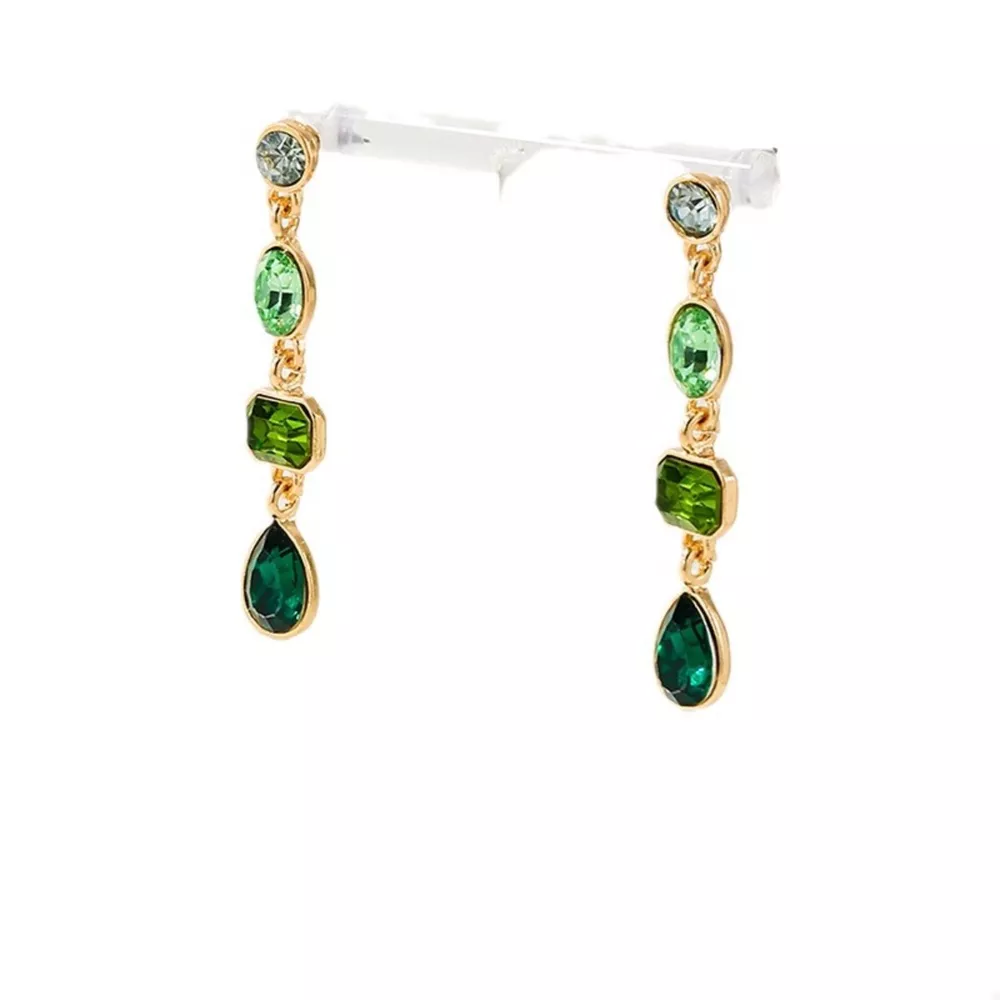 18K Gold-Plated Drop Earrings, image 5