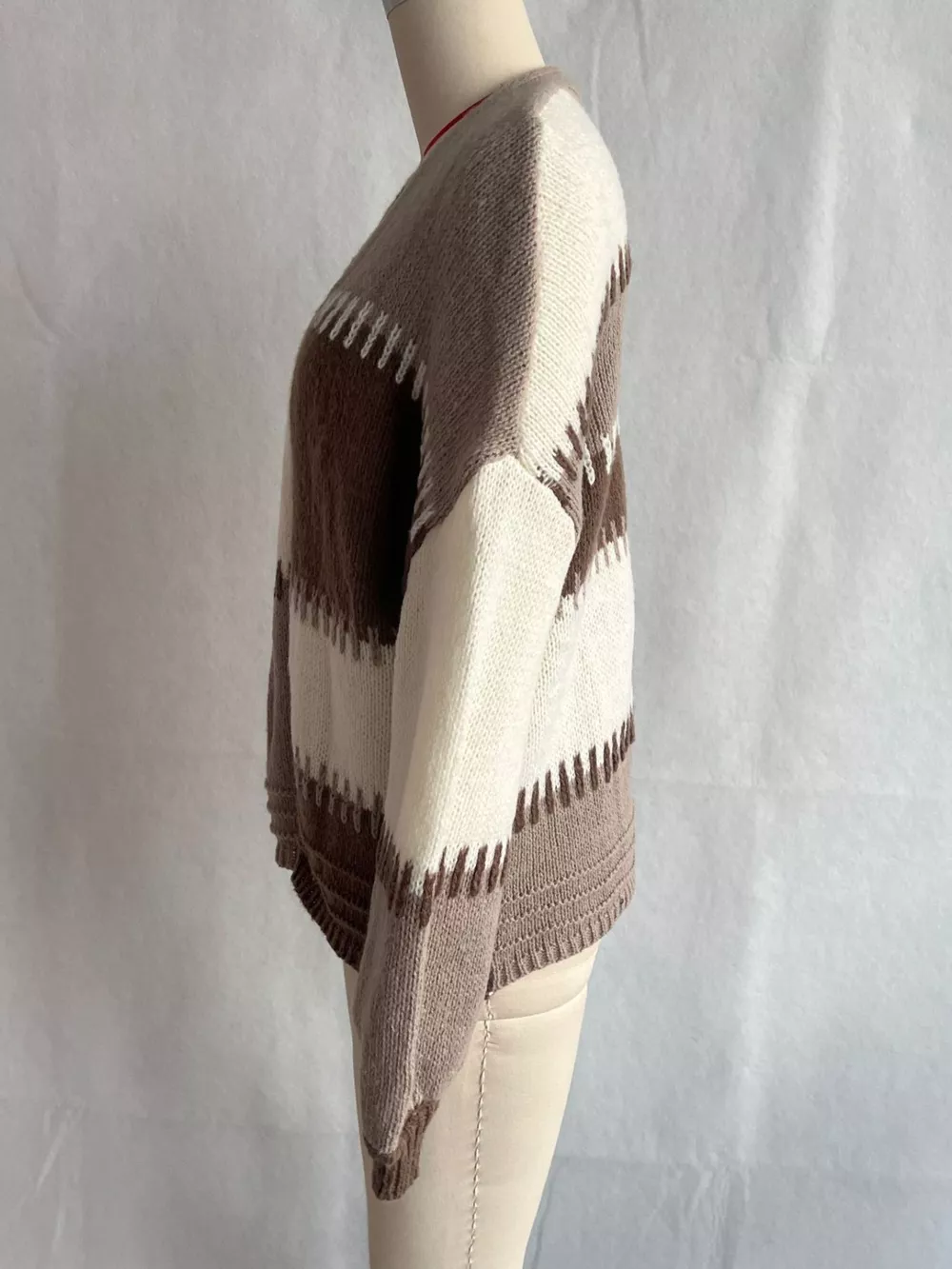 Color-Block V-Neck Cardigan, image 7