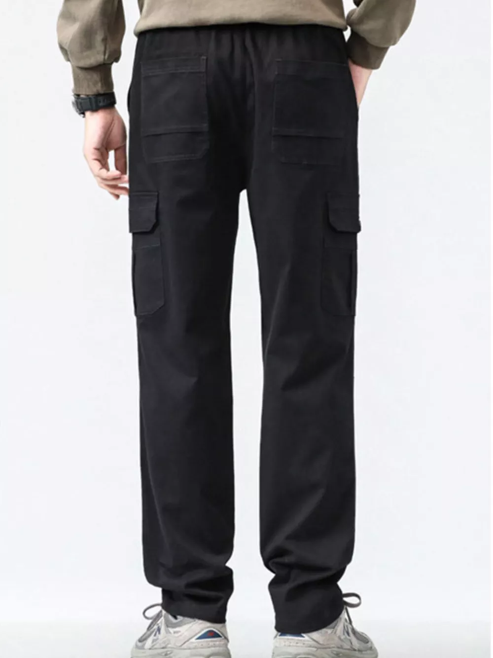 Men's Plus Size Relaxed Fit Cargo Pants, image 6