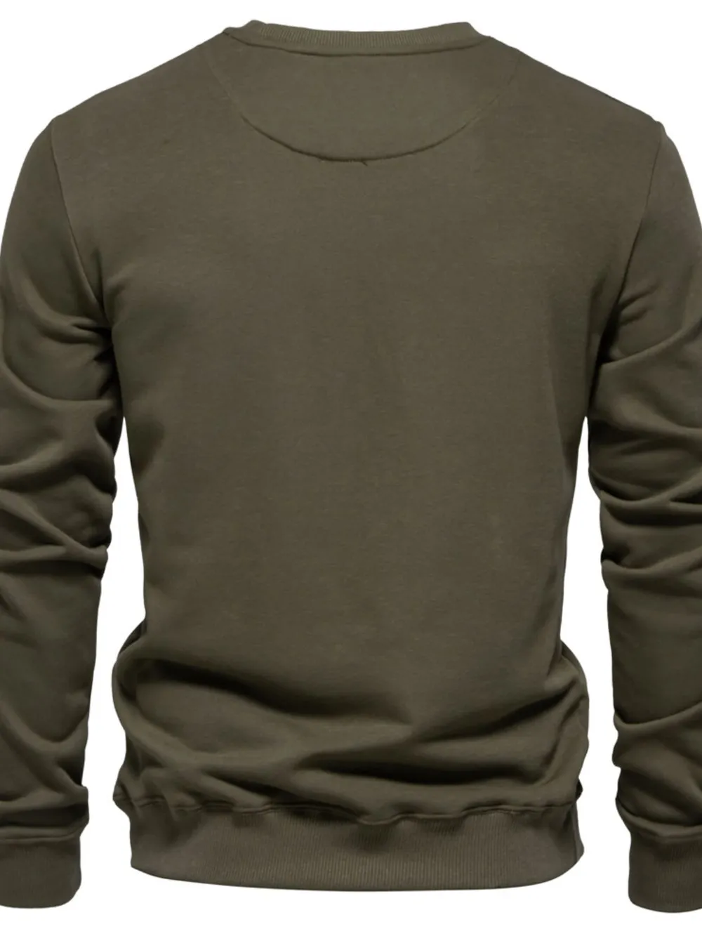 Men's Round Neck Long Sleeve Sweatshirt, image 3