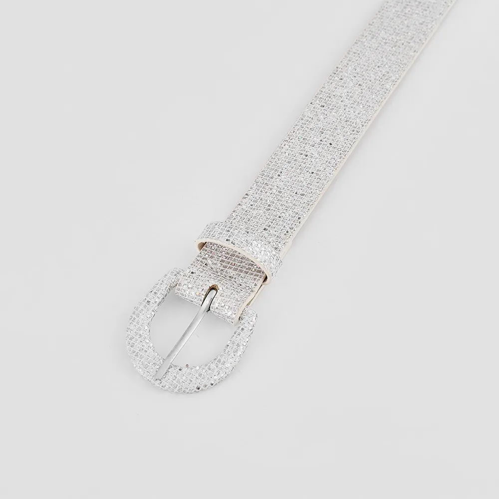 Sequin PU Leather Belt, image 12